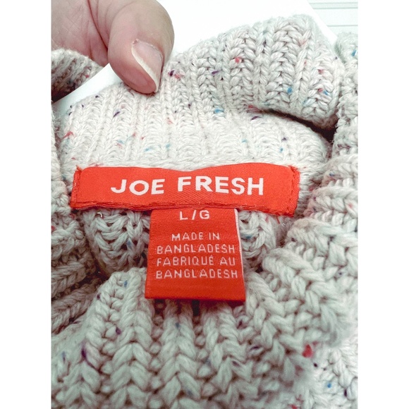 JOE FRESH  |  Cable-Knit Mock Neck Sweater - Picture 3 of 5